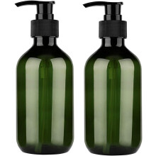 Stilig, firkantet design med lotionpumpe, miljøvennlig og påfyllbar for bærekraftig livsstil, generøs kapasitet på 300 ml med lekkasjefri pumpe