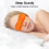 Μάσκα ύπνου Memory Foam Bliss, πλήρης απόφραξη φωτός που εξασφαλίζει αδιάλειπτο ύπνο με 4