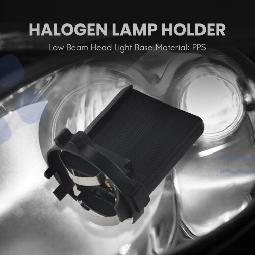 Halogen Lamp Holder Low Beam Light Base for Golf 6 2