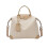 Spacious Multi Purpose Shoulder Bag Handbag for Short-Khaki 1