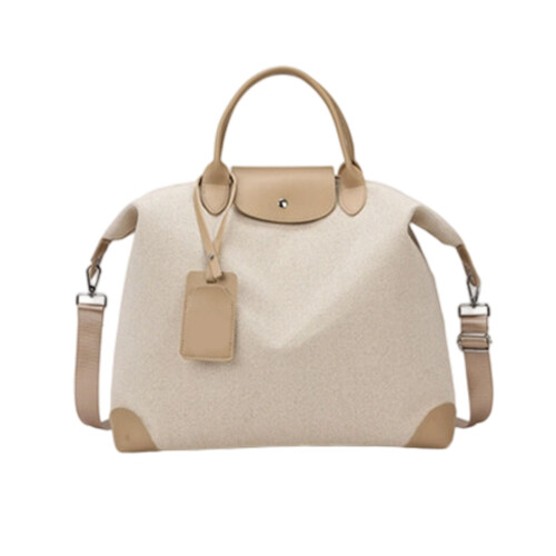 Spacious Multi Purpose Shoulder Bag Handbag for Short-Khaki
