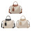 Spacious Multi Purpose Shoulder Bag Handbag for Short-Khaki 2