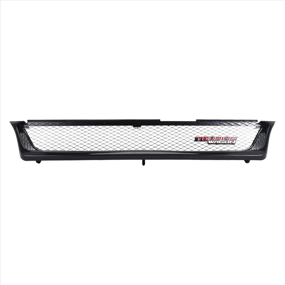 Car Front Bumper Mesh Grill Grille Gloss Rac Black 4851707633789