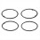4Pcs Car Dashboard Air Conditioner Vent Frame 4M51 2