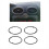 4Pcs Car Dashboard Air Conditioner Vent Frame 4M51 6