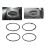 4Pcs Car Dashboard Air Conditioner Vent Frame 4M51 4