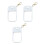 Silicone Sleeve For 30ml Perfumes Bottles Shockproof Grip-White 1