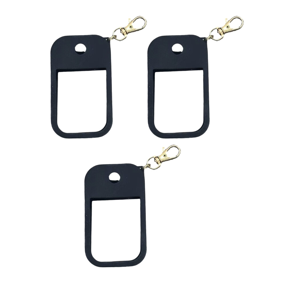 Silicone Sleeve For 30ml Perfumes Bottles Shockproof Grip-Black