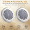 12 Pack Solar Lights Outdoor Garden 8 LED Disk IP6 8