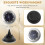 12 Pack Solar Lights Outdoor Garden 8 LED Disk IP6 10