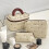 Spacious Makeup Pouch Bows Decoration Hand Carry-Clutch bag 3