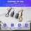 2Pcs Universal LED Black Mini Tiny Small Indicator 15