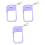 Silicone Sleeve For 30ml Perfumes Bottles Shockproof-Purple 1