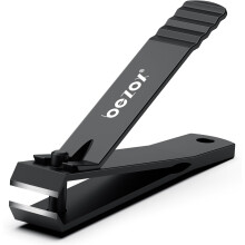BEZOX Heavy Duty Straight Blade Nail Clippers for Thick Toenails