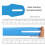 Athletic Tape for Knee Stability & Support Pre cut-Light blue 4