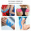 Athletic Tape for Knee Stability & Support Pre cut-Light blue 2