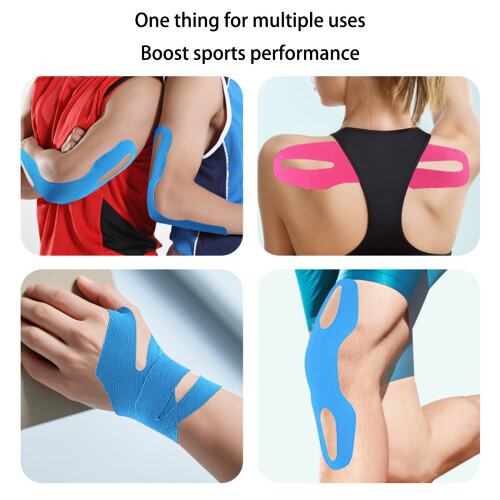 Athletic Tape for Knee Stability & Support Pre cut-Light blue 1