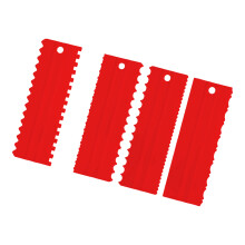 Ensemble d'équipement de décoration de-Ensemble rouge 4 pièces