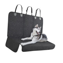 Le tissu permanent de protection de voiture pour animaux de-Noir