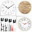 Kits de mécanismes d'horloge, mécanismes d'horloge murale,-18MM 2