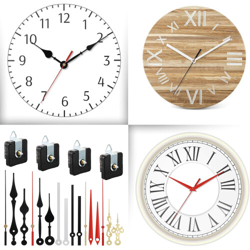 Kits de mécanismes d'horloge, mécanismes d'horloge murale,-18MM 1