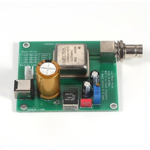 10MHz Audio External Clock Source Module Professional Audio Low Phase Noise Constant Temperature Clock DSP Compatible 1