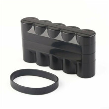120 Film Storage Box Hard Case Canister For 5 Rolls, 120 Film Camera Accessories, Rubber Band Included