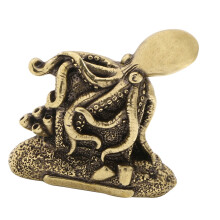 Figurine Miniature de poulpes en laiton Antique, décoration