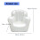 Canapé gonflable Transparent robuste, chaise gonflable en PVC-1 4