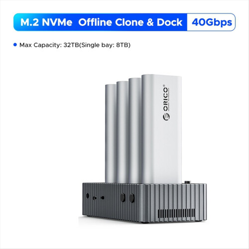 USB4 40Gbps M.2 NVMe SSD Clone Docking Station 4 2