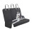 Machine Launderable Dog Car Pad Rapiddry Fabric Spill-Black 1