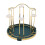 Modern Round Drying Tray for 6 Cup Holder Elegant Style-Green 1