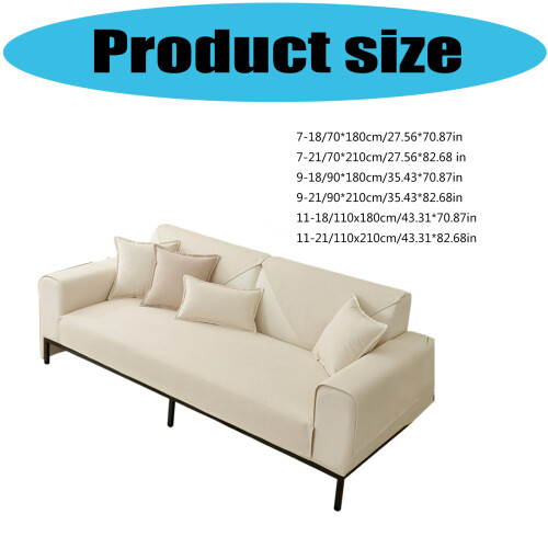 Housse de canapé imperméable et antidérapante,-110cm 210cm 2
