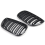 Gloss Black Style Dual Line Front Kidney Grille fo 8
