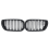 Gloss Black Style Dual Line Front Kidney Grille fo 2