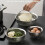 On-the-Go Instant Steamer Basket with Handles, Per 9