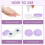 60 Pack Contact Lens Cases, Cases Bulk in 6 Colors 8