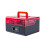 Protective Combination Lock Box with 5 Compartments-black red 1