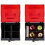 Protective Combination Lock Box with 5 Compartments-black red 7