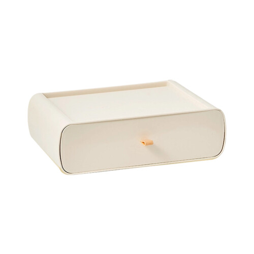 Space Saving Stackable Organizers Clear Drawer-L Frostywhite