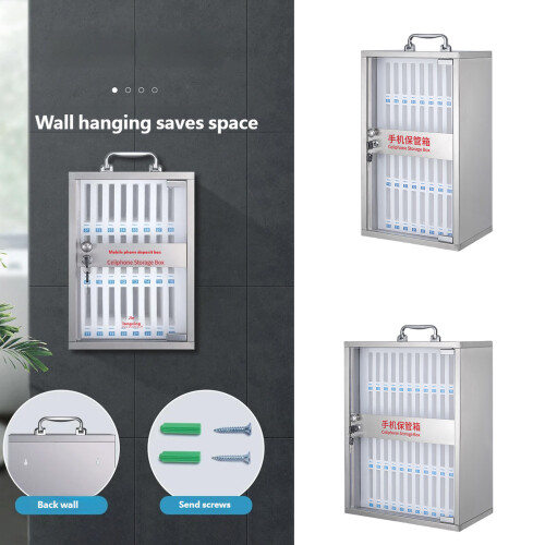 Multifunctional Wall Mount Phone Holder Locking-36 bit 2