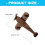 Decorative Solid Wood Airplanes Shape Hook For Wall Mounting In 3