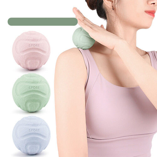 Durability TPE Foot Back Neck Massage Ball Compact-Pink large 1