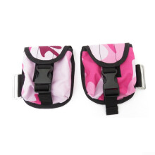 Scuba Diving Weight Bags 2 Pack 2Kg Quick Release Buckle 1000D Nylon Dive Weight Pouches For WaistBelt Backplate Pink