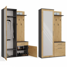 Topeshop GARD DUO ANT/ART KPL entryway cabinet