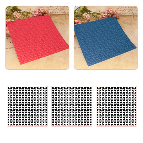 3Pcs Multifunctional Textured Embossing Folder for Card Making 1