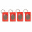 Pet Training Tool Clickers Set of 4 for Fast Learning Basic-Red 1