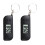 Convenient Keychain Digital Watch User Friendly-black keychain 1