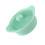 3 Compartments Microwave Pot Multifunctional-green trumpet 1