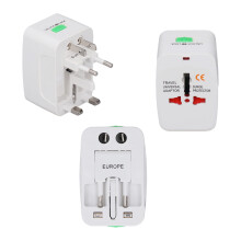Universal Worldwide Travel Adapter for International Power Charger, Multifunctional Power Adapter Supports US EU UK AUS Plug Types Covers Over 150 Cou